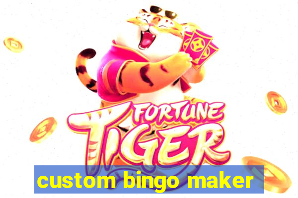 custom bingo maker