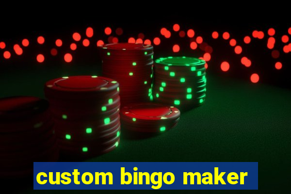 custom bingo maker