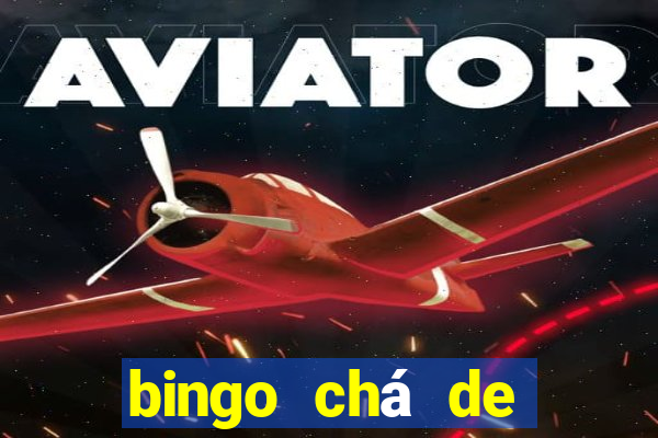 bingo chá de revela??o para imprimir