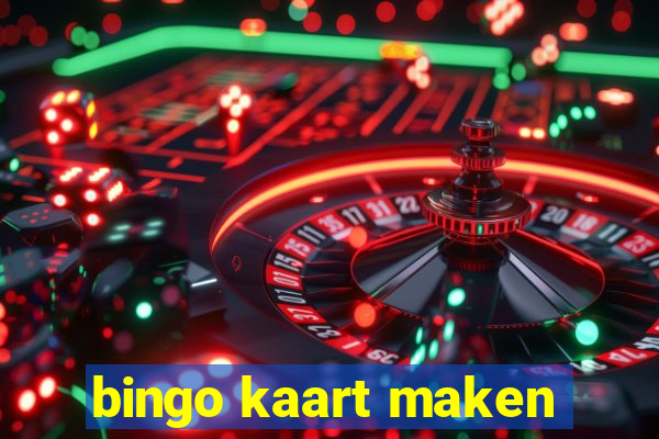 bingo kaart maken