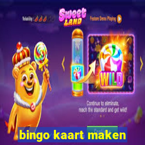 bingo kaart maken