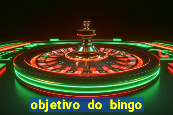 objetivo do bingo de letras