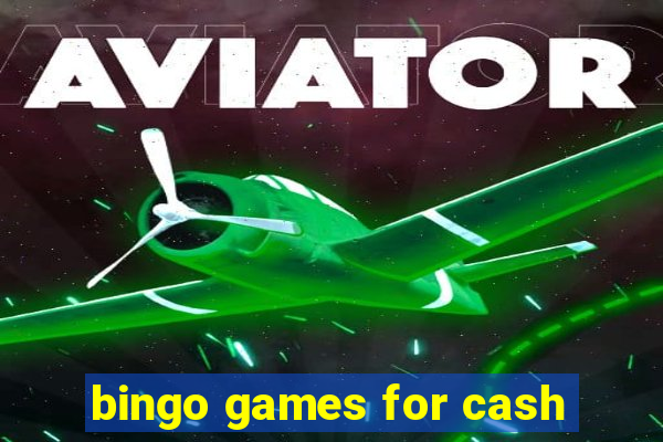 bingo games for cash