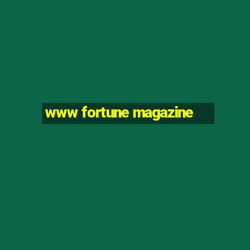 www fortune magazine