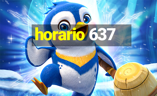 horario 637