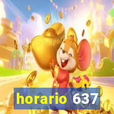 horario 637