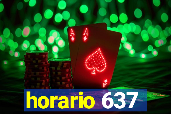 horario 637