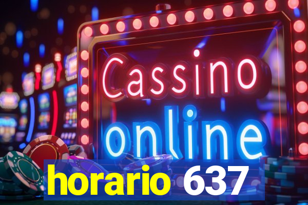 horario 637