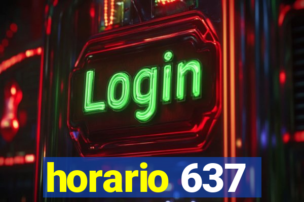 horario 637