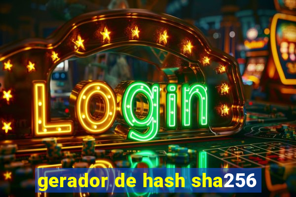 gerador de hash sha256