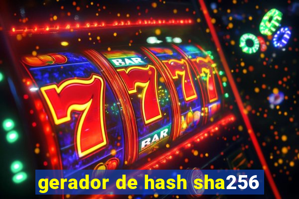 gerador de hash sha256