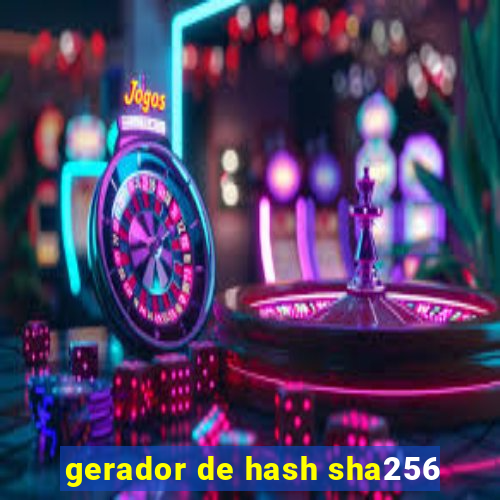 gerador de hash sha256