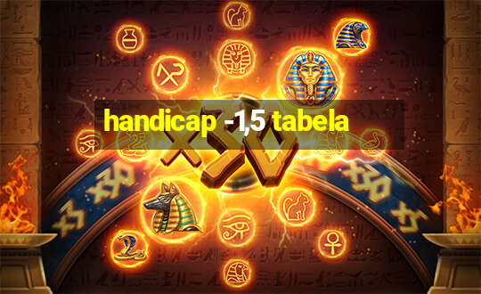 handicap -1,5 tabela