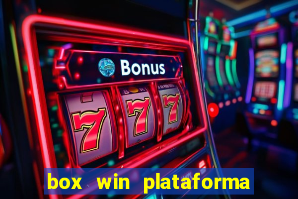 box win plataforma de jogos