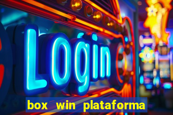 box win plataforma de jogos