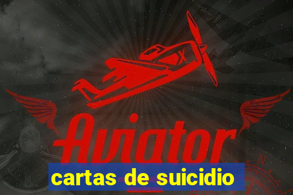 cartas de suicidio