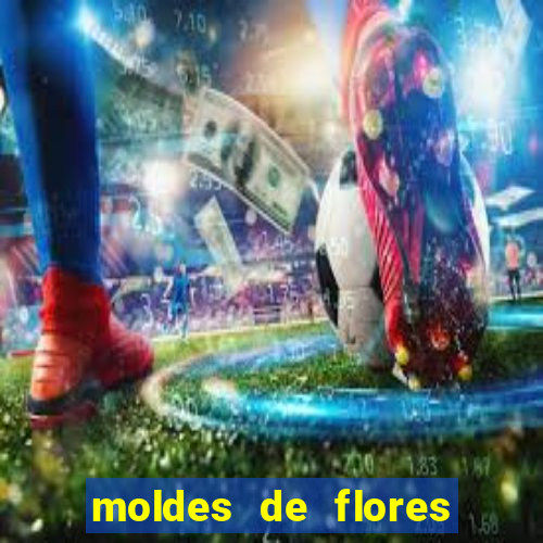 moldes de flores gigantes para imprimir