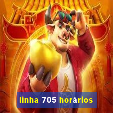 linha 705 horários