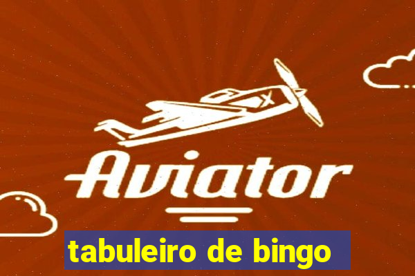 tabuleiro de bingo