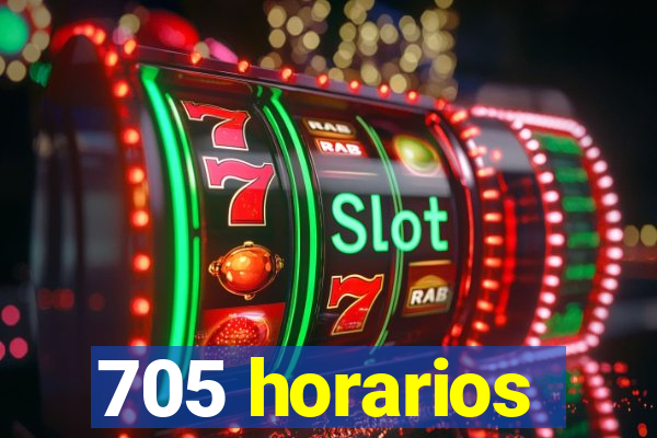 705 horarios