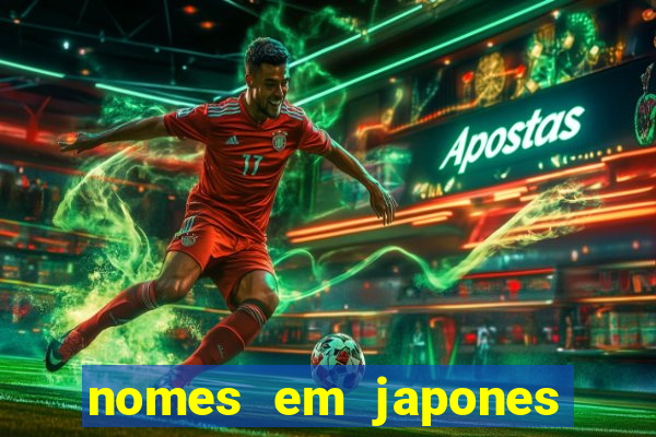 nomes em japones para jogo