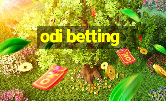 odi betting