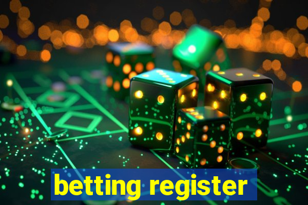 betting register