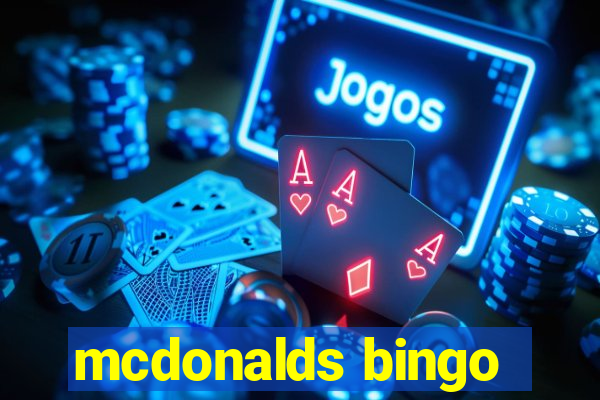 mcdonalds bingo