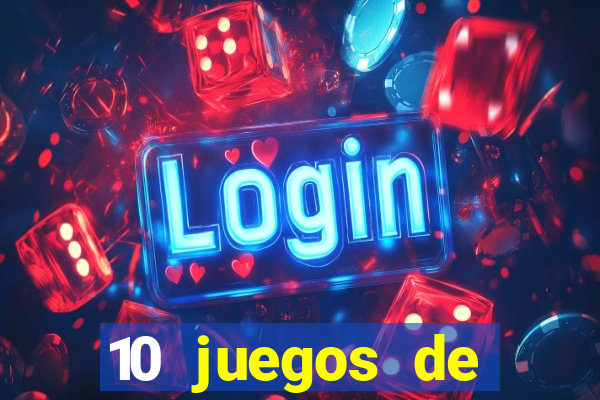 10 juegos de casino nombres