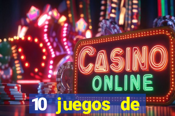 10 juegos de casino nombres