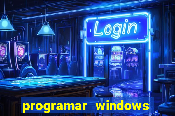 programar windows para desligar