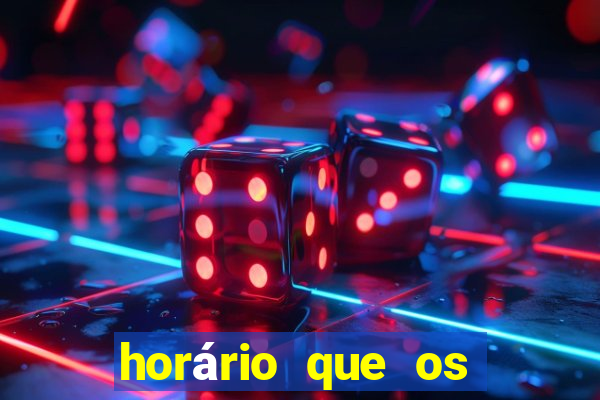 horário que os slots pagam