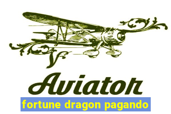 fortune dragon pagando