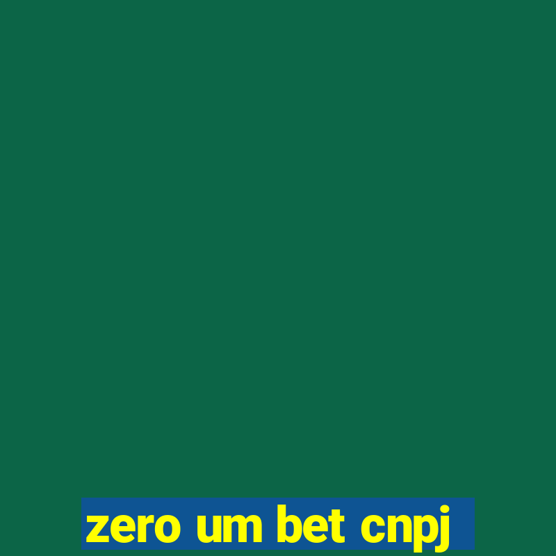 zero um bet cnpj