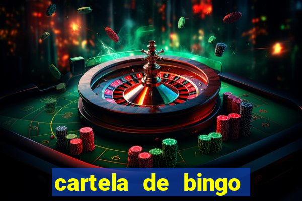 cartela de bingo da subtra??o para imprimir