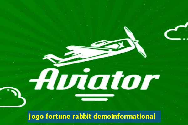 jogo fortune rabbit demoInformational