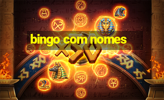 bingo com nomes