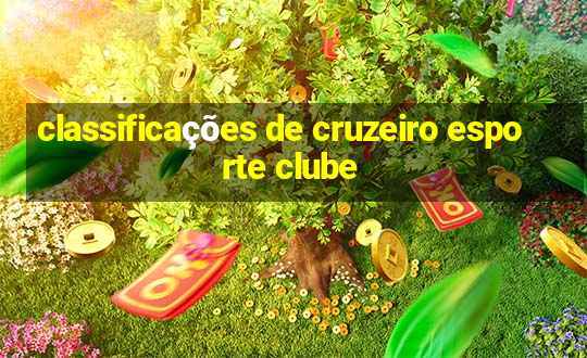 classificações de cruzeiro esporte clube