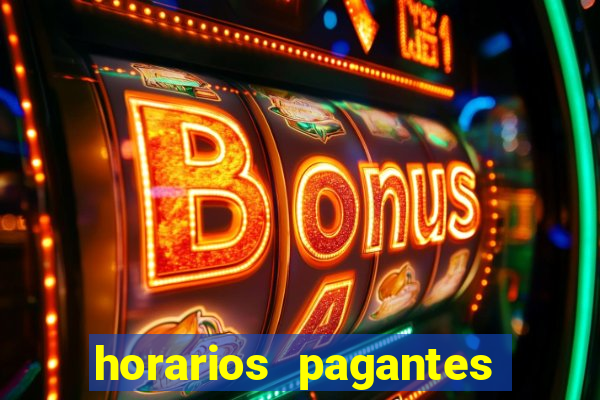 horarios pagantes fortune tiger