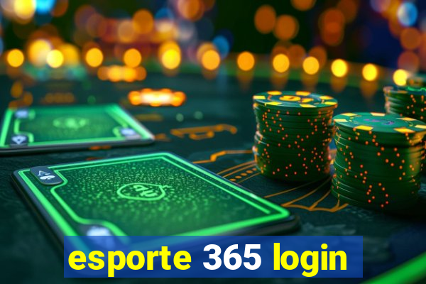 esporte 365 login