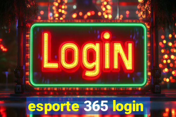 esporte 365 login