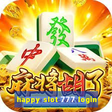 happy slot 777 login