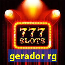 gerador rg