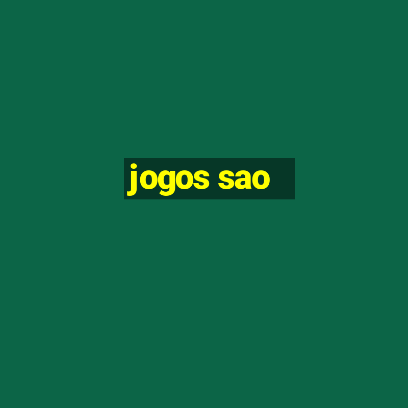 jogos sao