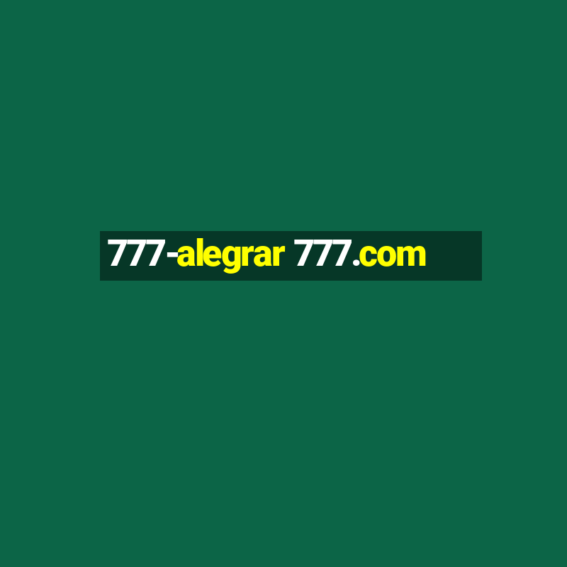 777-alegrar 777.com