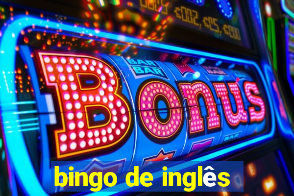 bingo de inglês