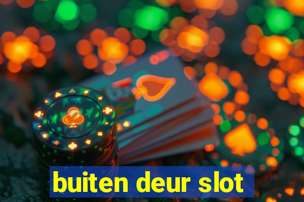 buiten deur slot