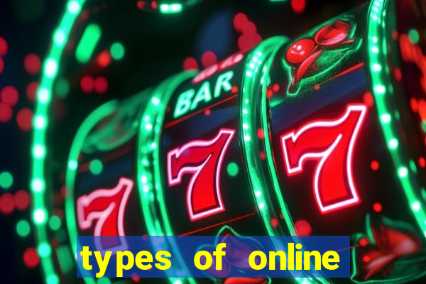 types of online casino games