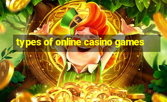 types of online casino games