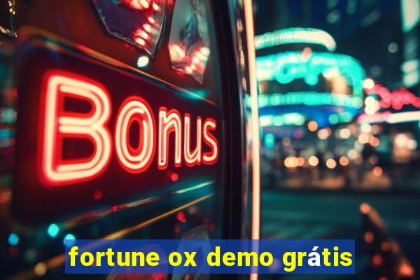 fortune ox demo grátis